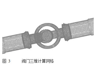 閥門三維計算網(wǎng)格