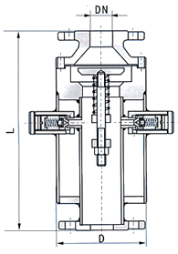 FA49H防爆波閥結(jié)構(gòu)示意圖 FA49H防爆波閥結(jié)構(gòu)示意圖