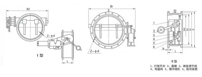 H147H、H247H、H347H助關緩沖止回閥結構圖
